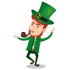 saint patrick day leprechaun character