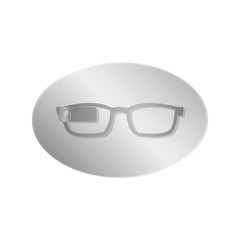 smart glasses icon image vector illustration design 
