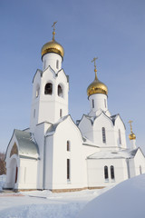 Archistrategos Mikhail church in Novosibirsk. Russia
