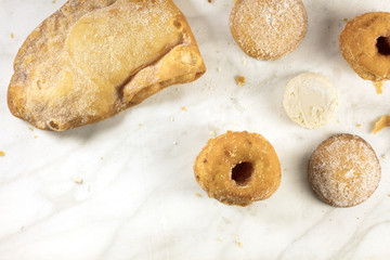 Bartolillo, mantecados, and other traditional Spanish cookies