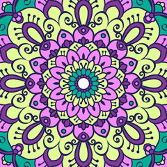 Mandala. Ethnic decorative element.