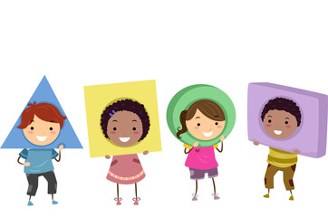 Stickman Kids Basic Shapes