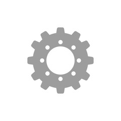 Gear machinery piece icon vector illustration graphic design
