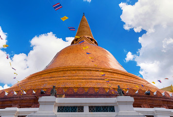 Big pagoda most in Thailand