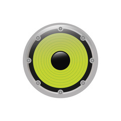 Music speaker technology icon vector illustration graphic design