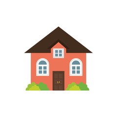 House real estate icon vector illustration graphic design