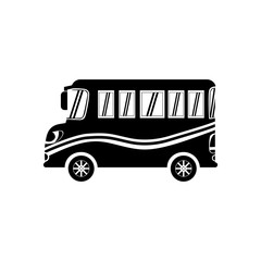 School bus vehicle icon vector illustration graphic design