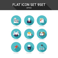 Flat icon Office