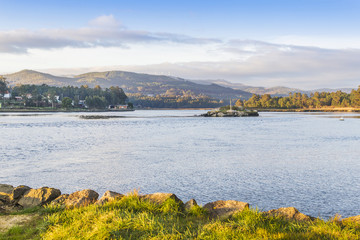 Islet in Ulla river