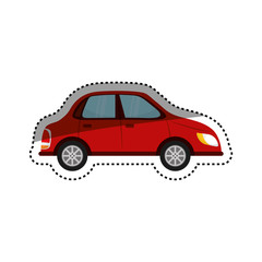 Car vehicle transport icon vector illustration graphic design