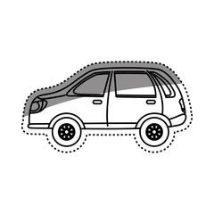 Car vehicle transport icon vector illustration graphic design