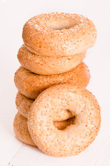 Sesame bagels.