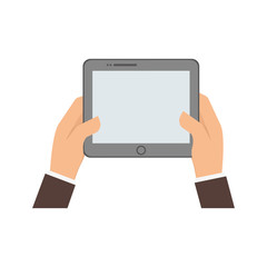 Tablet computer technology icon vector illustration graphic design