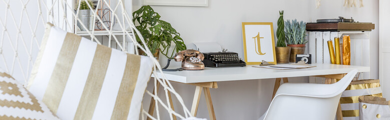 White flat with hammock