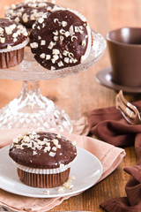 Chocolate muffin. 