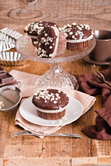 Chocolate muffin. 