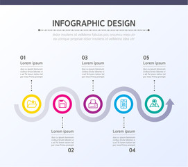 Fototapeta premium Business Info graphics