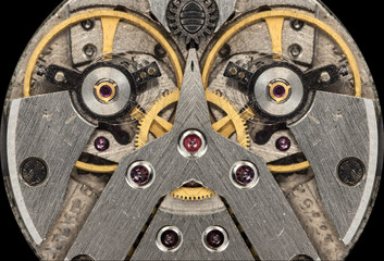 mix of old clockwork mechanical watches, high resolution and detail