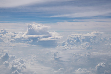 Fototapeta premium Sky and Cloud view on the plane