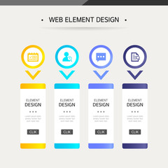Business Info Graphic Illustration