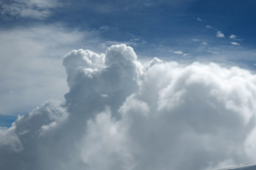 Sky and Cloud view on the plane