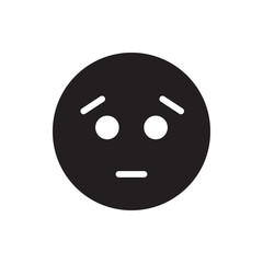 sad emoticon icon illustration