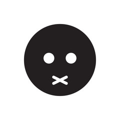 Fototapeta premium sad emoticon icon illustration