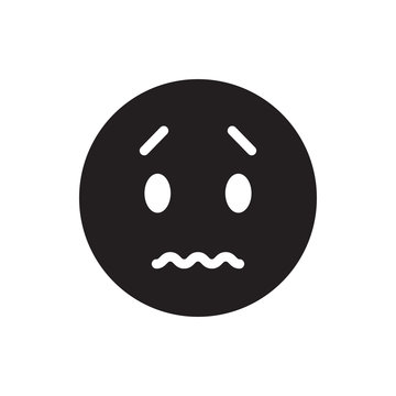 Sad Emoticon Icon Illustration