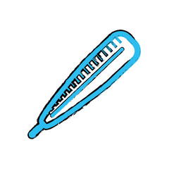 Glucometer medical device icon vector illustration graphic design