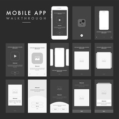 Mobile App Walkthrough kit.