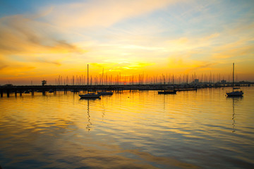 Obraz premium melbourne docks