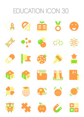 교육 아이콘 세트