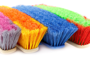 Colorful brooms