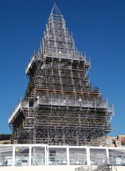Napoli - Nalbero dalla spiaggia
