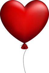 Fototapeta na wymiar Valentine's love card with heart.