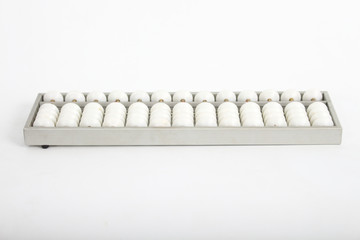 Abacus on a white background