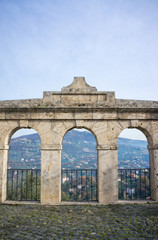 Fototapeta na wymiar View from medieval town of Anagni (Frosinone, Lazio, Italy) -
