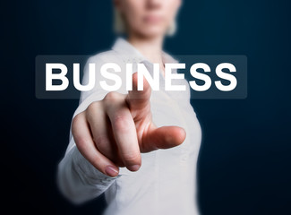 Business button online icon