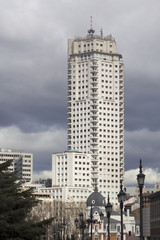 Fototapeta na wymiar Torre de Madrid