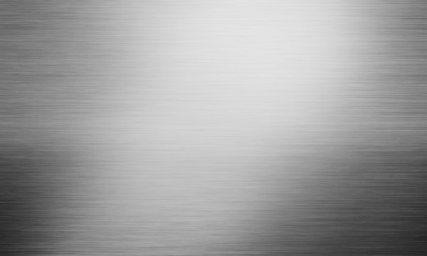 Abstract grey polished metal plate background