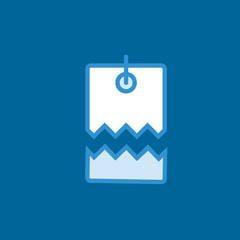 price tag icon flat disign