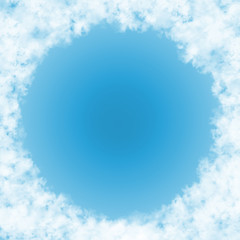 雲、煙、綿、羽毛のイメージ