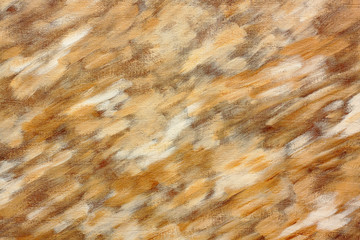 Abstract acrylic brush strokes painted canvas
