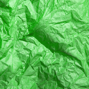 Green Tissue Paper Texture For Background