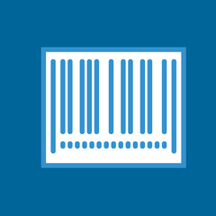 bar code icon flat disign