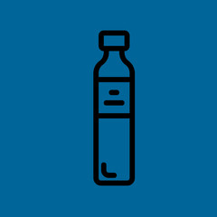 water bottle icon flat disign