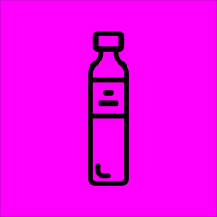 water bottle icon flat disign