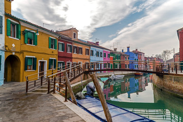 View of island Burano, Italy