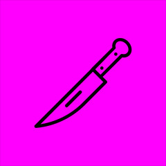 knife icon flat disign