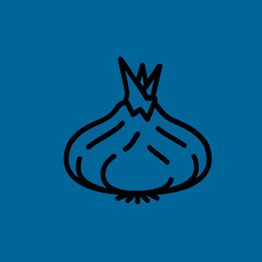 shallot icon flat disign